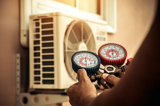 Professional Emergency Hvac technician working in State Road, NC